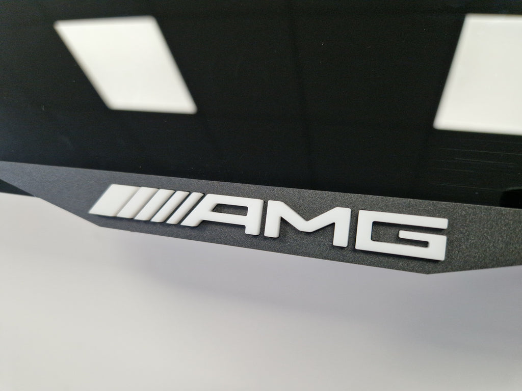 Mercedes AMG car number plate holder frame surround
