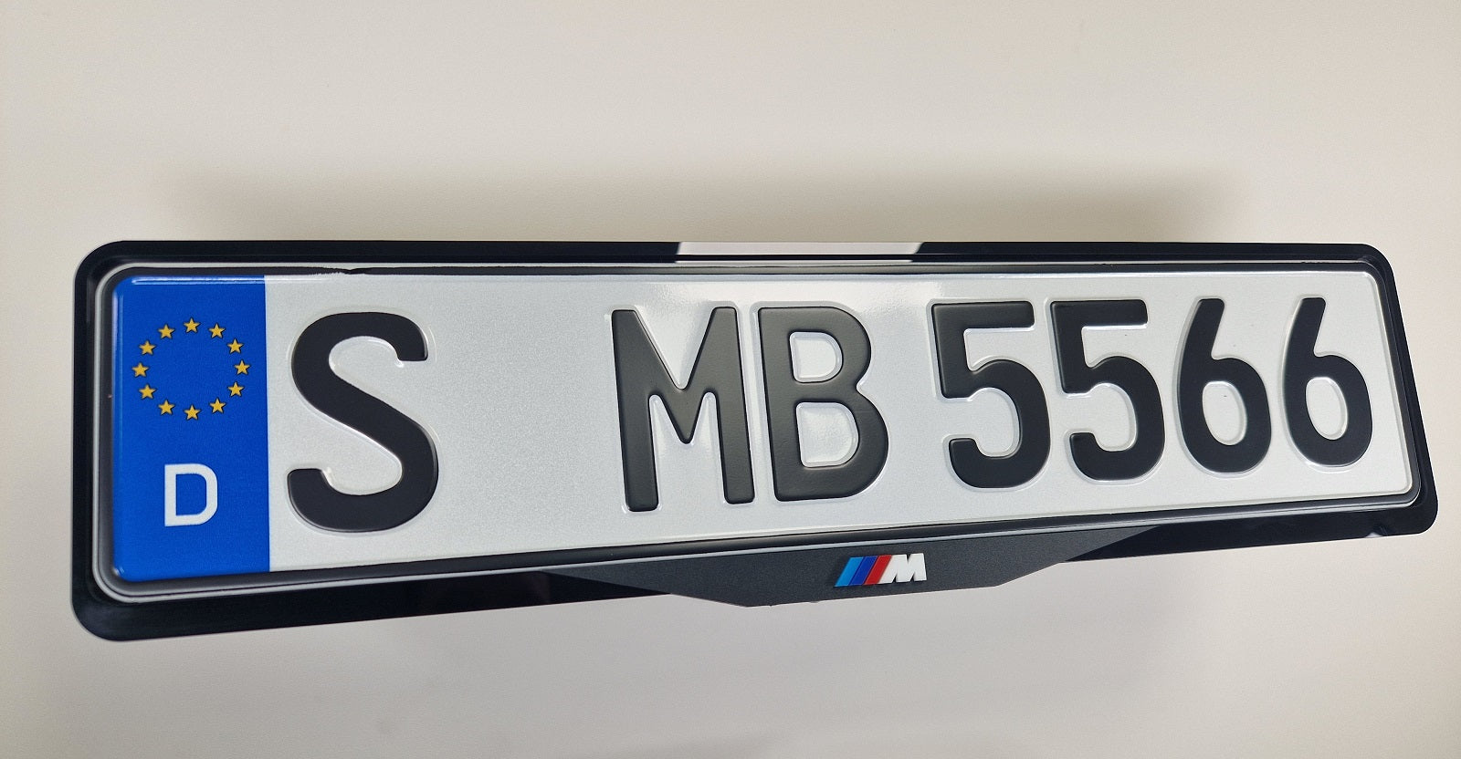BMW M car number plate holder frame surround