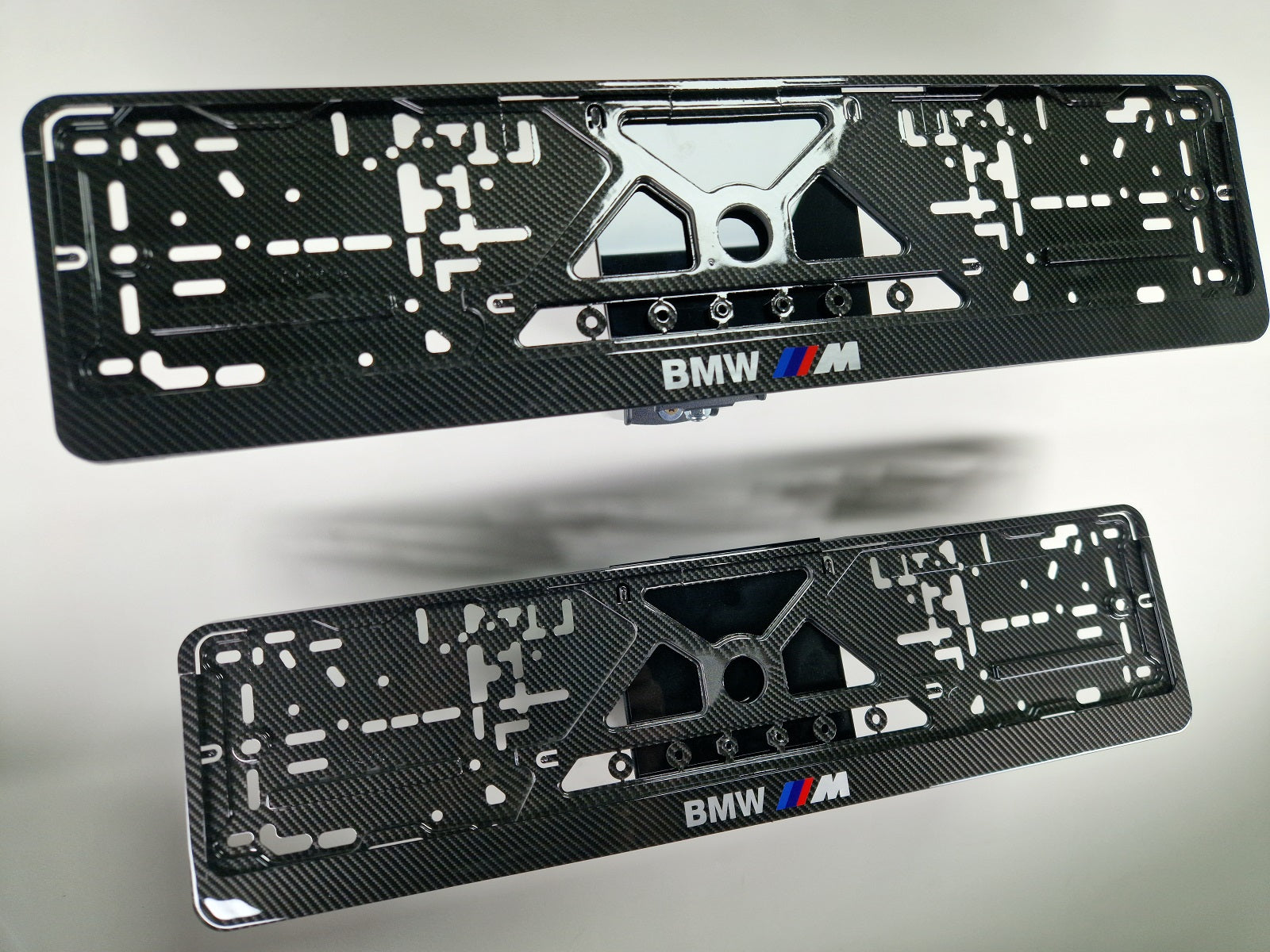 BMW ///M car number plate holder frame surround carbon