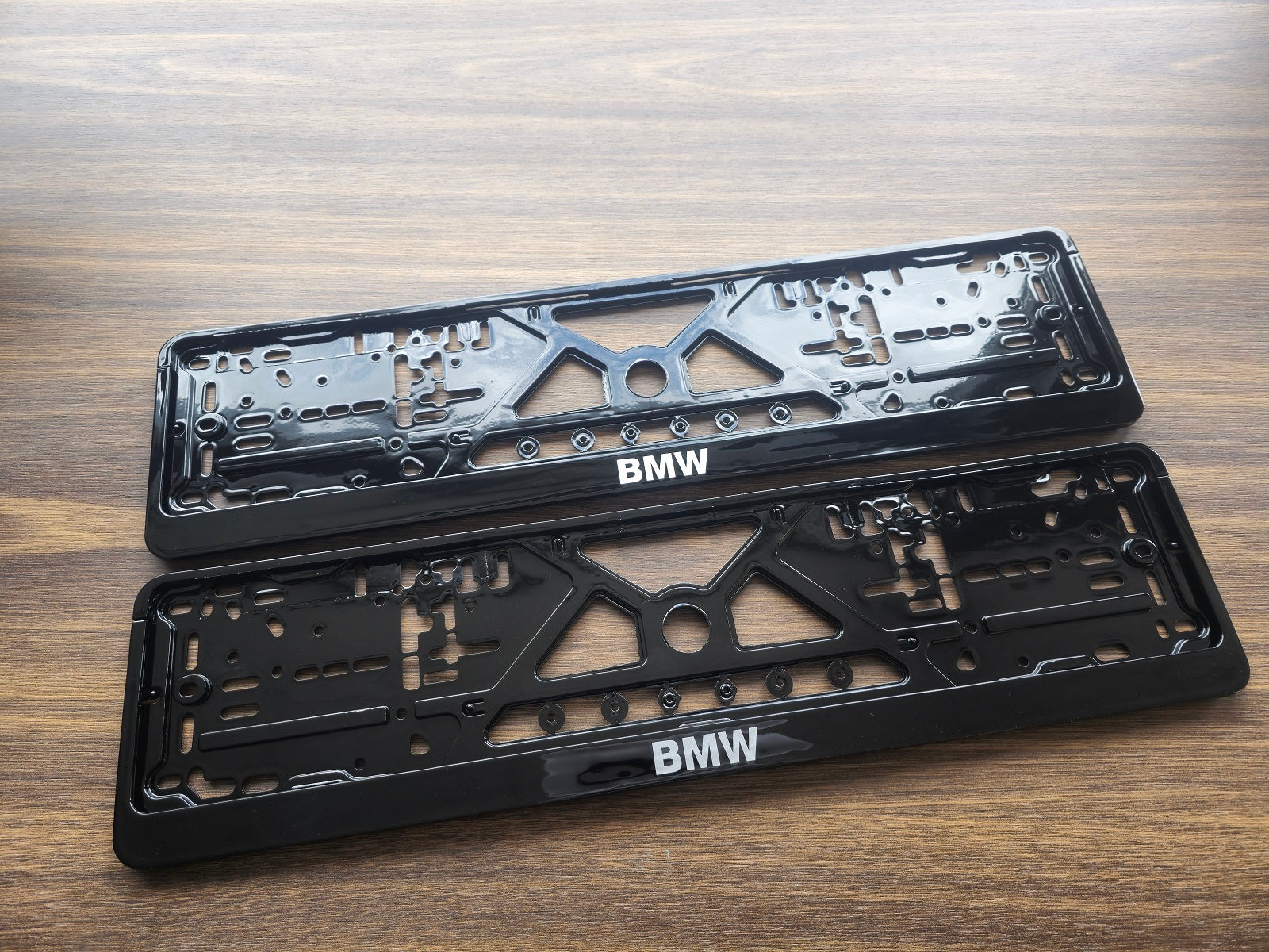BMW car number plate holder frame surround Piano Black