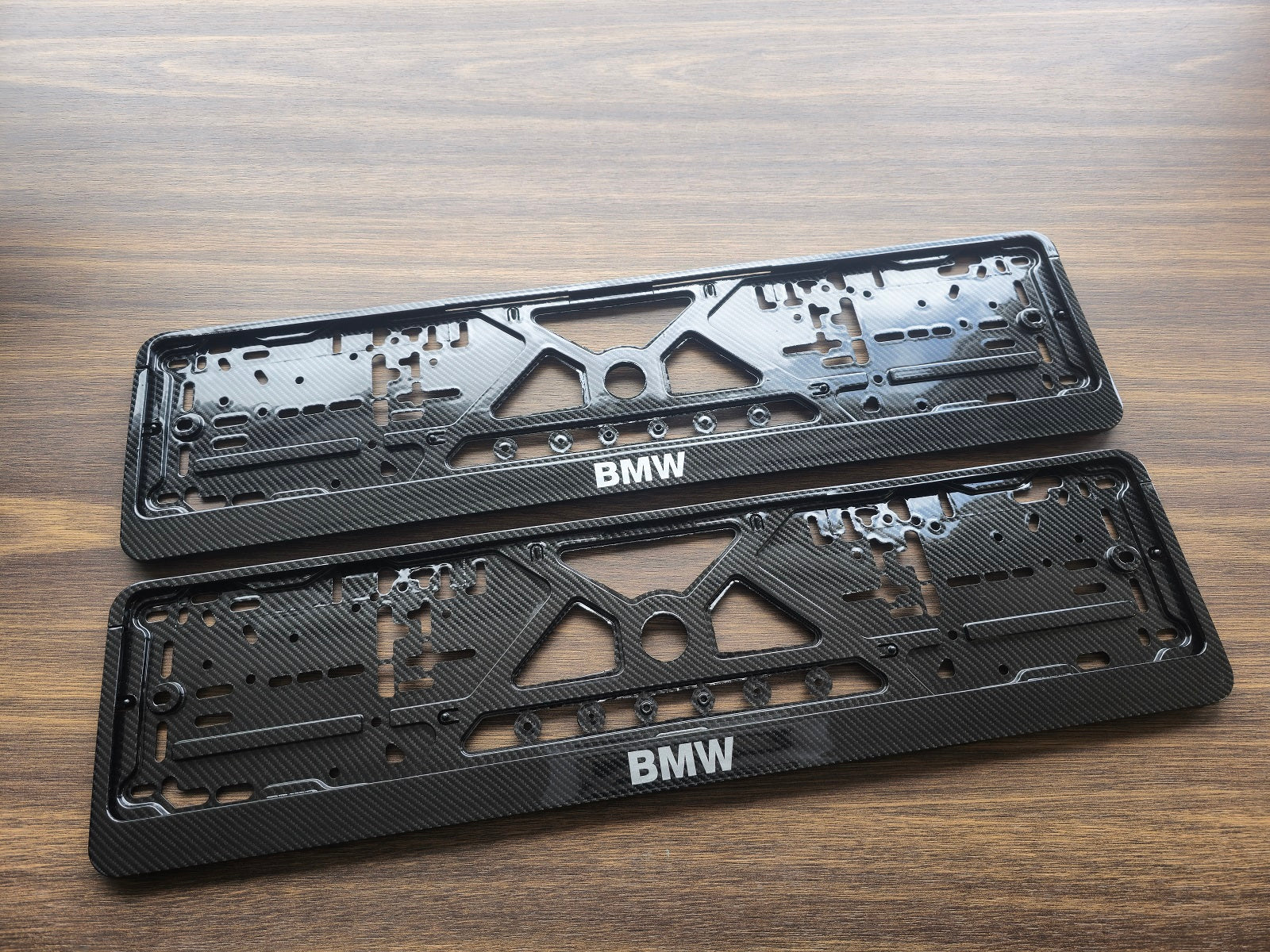 BMW car number plate holder frame surround carbon