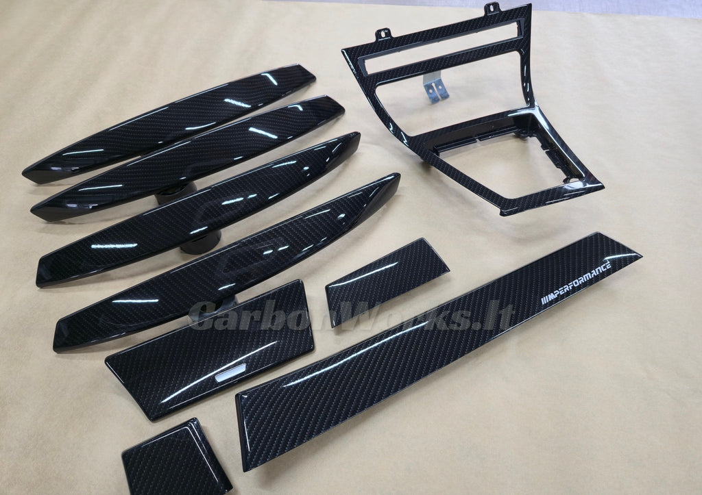 BMW X3 series E83 Carbon interior decorative trims LHD