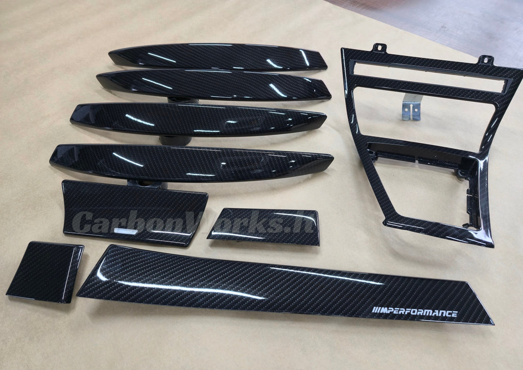 BMW X3 series E83 Carbon interior decorative trims LHD