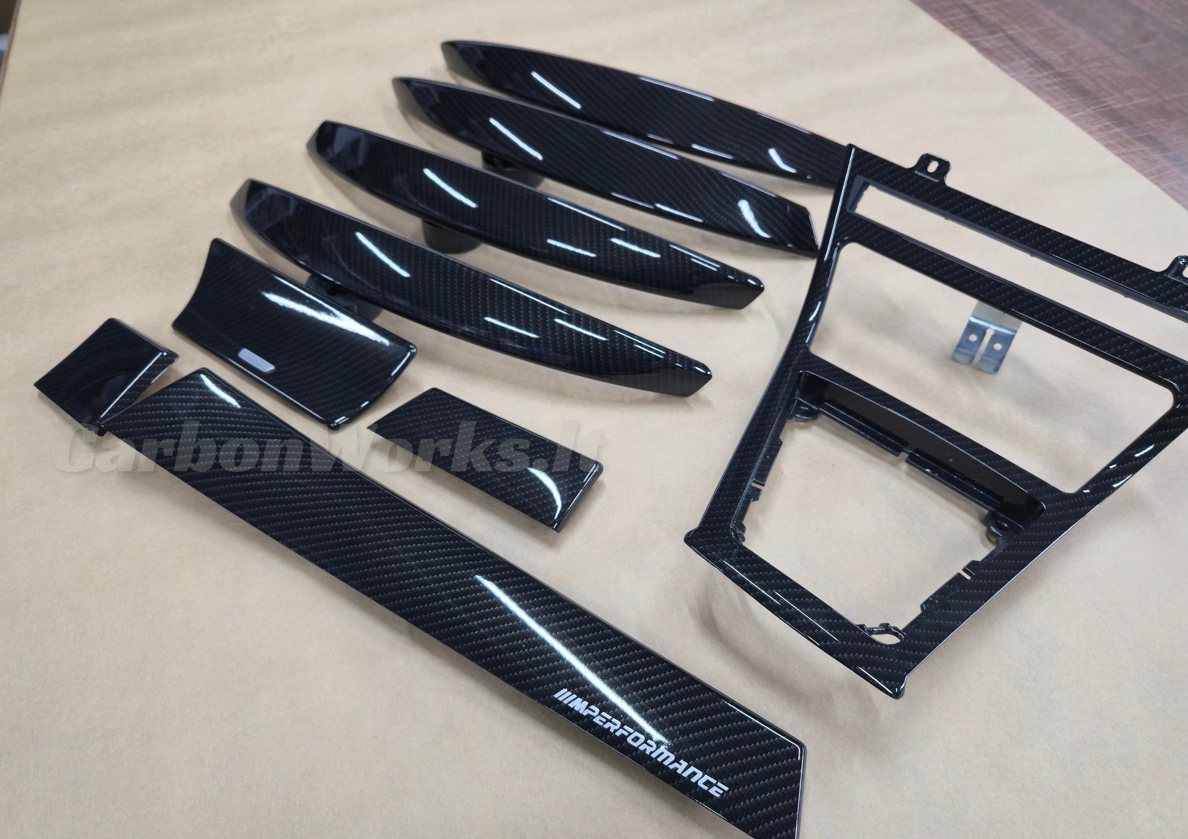 BMW X3 series E83 Carbon interior decorative trims LHD