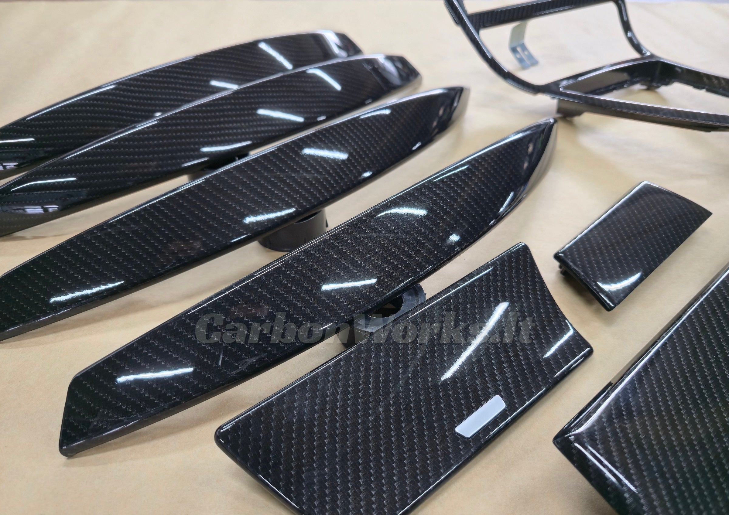 BMW X3 series E83 Carbon interior decorative trims LHD