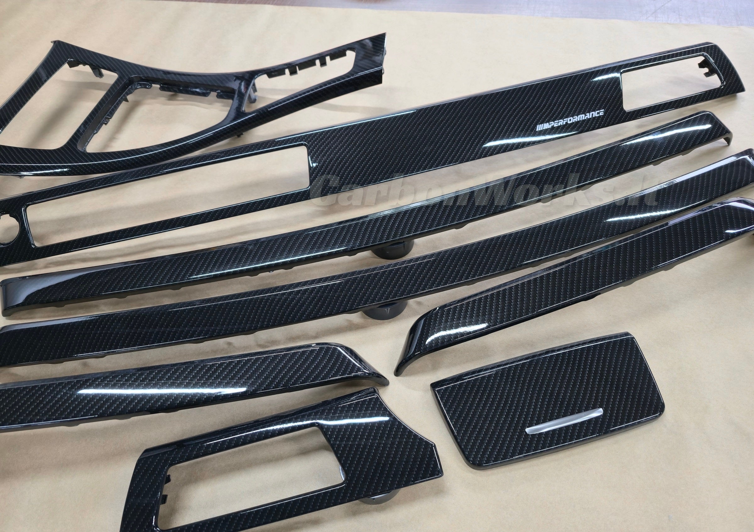 BMW 3 series E90 carbon interior decorative trims
