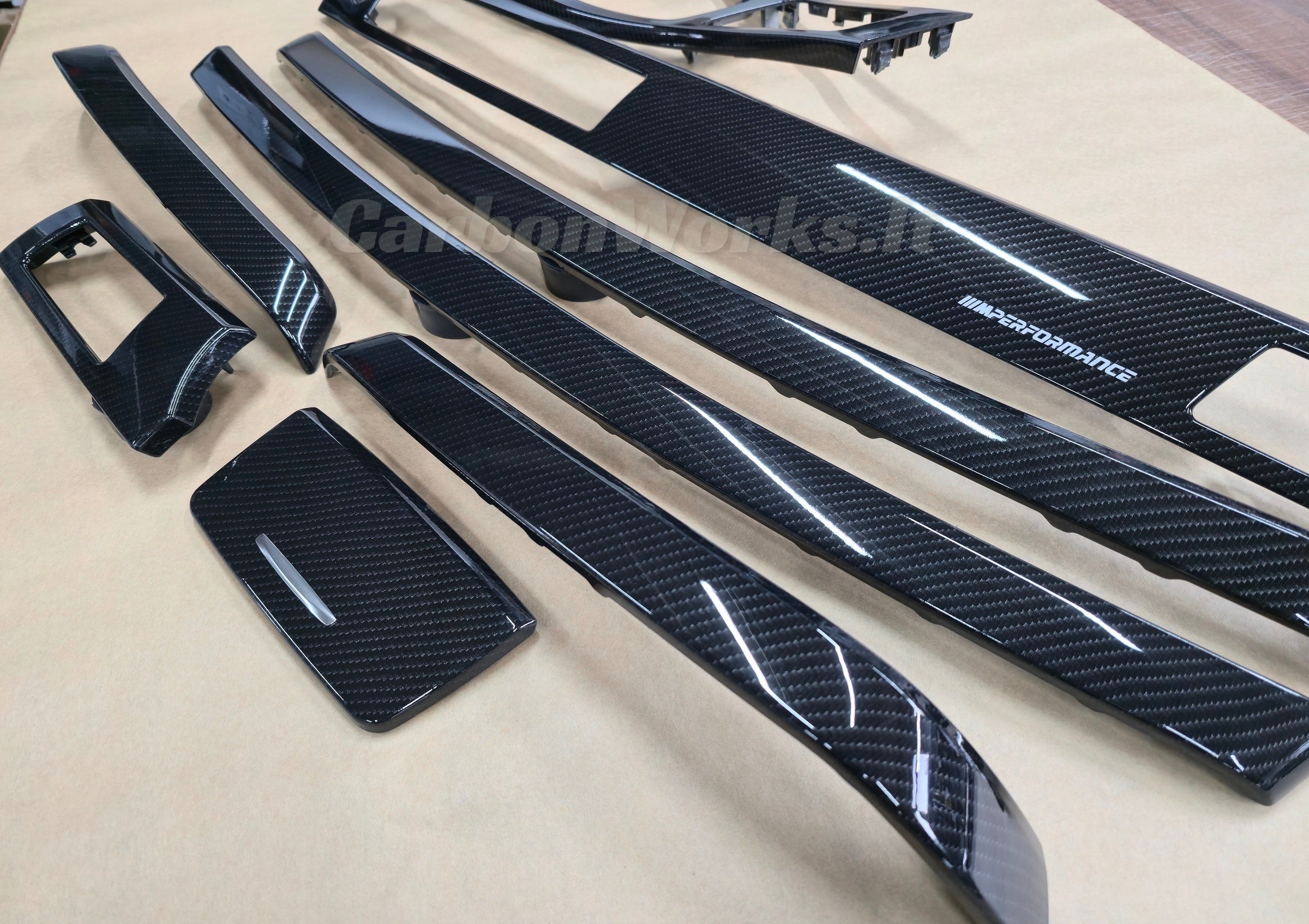 BMW 3 series E90 carbon interior decorative trims