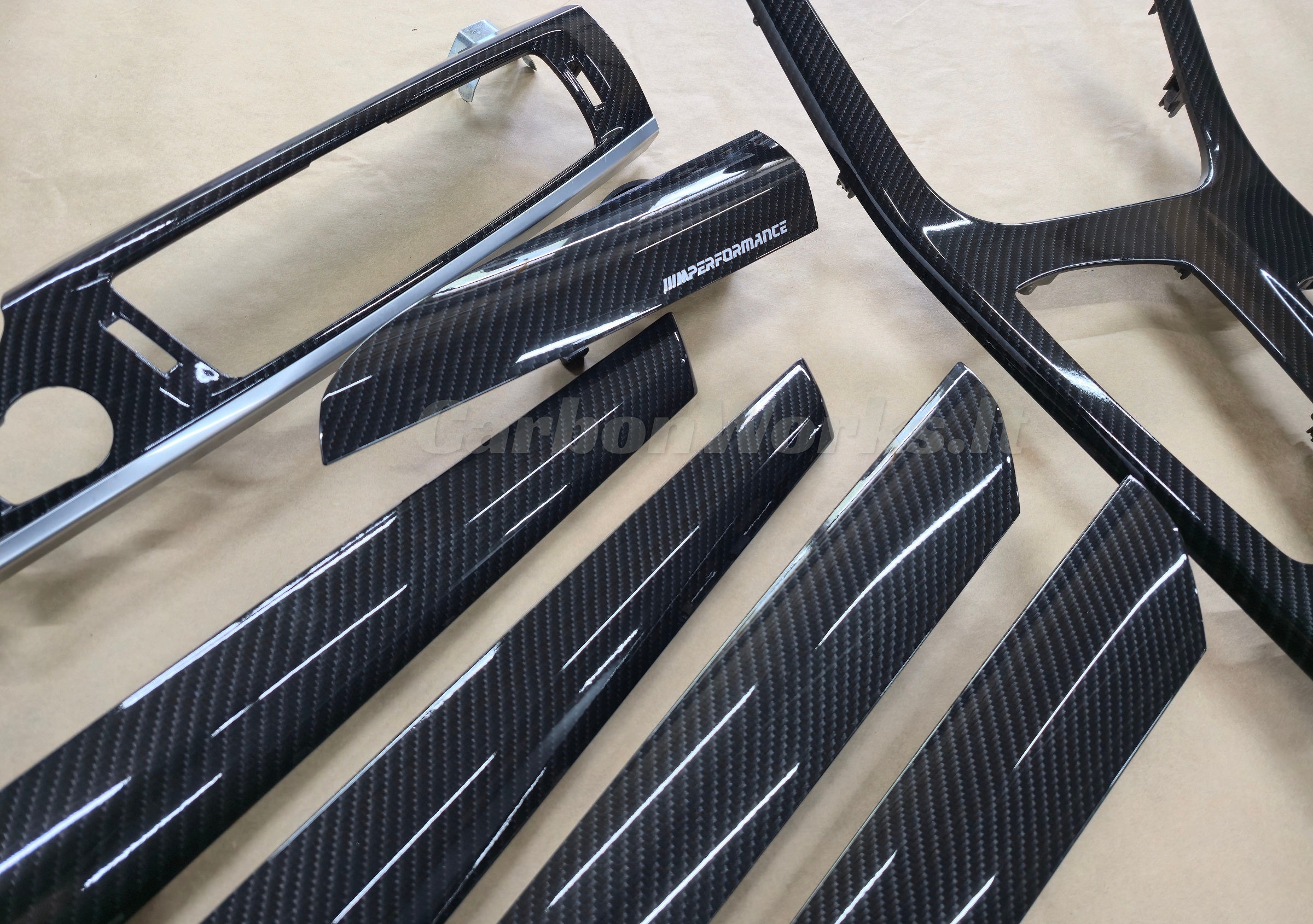 BMW X3 X4 series F25 F26 Carbon interior decorative trims LHD