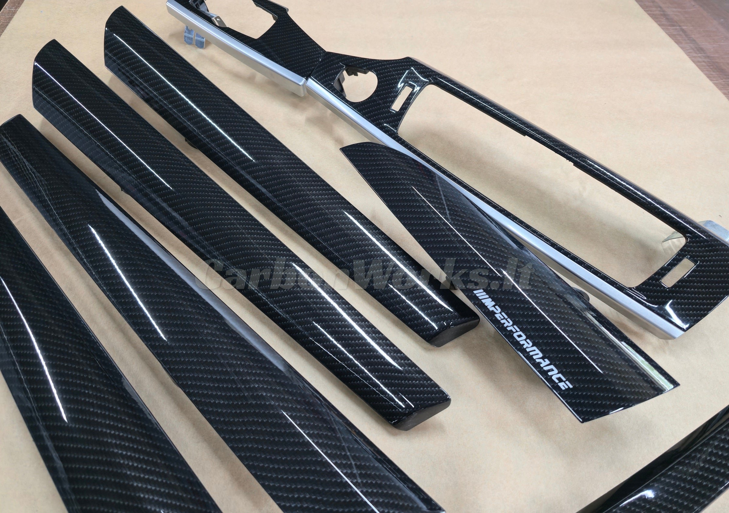BMW X3 X4 series F25 F26 Carbon interior decorative trims LHD