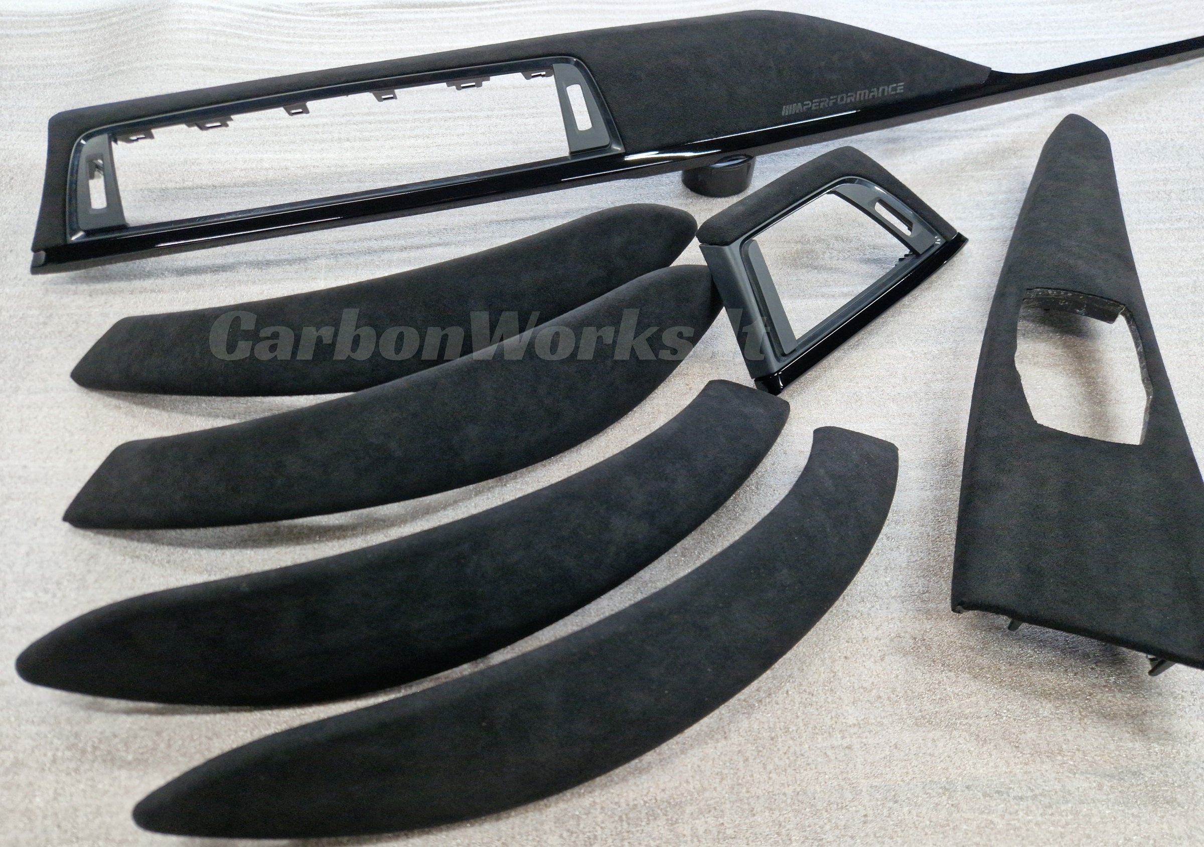 BMW 3 series F30 F31 F80 F36 Alcantara interior decorative trims LHD