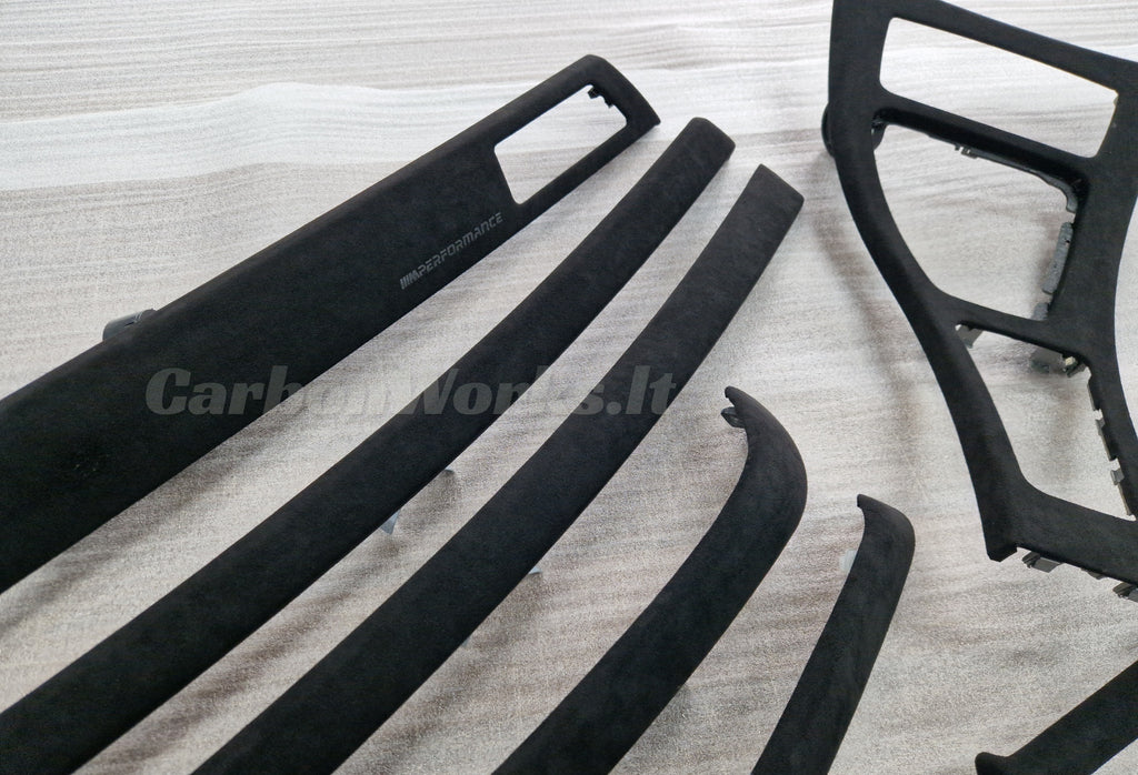 BMW 3 series E90 alcantara interior decorative trims