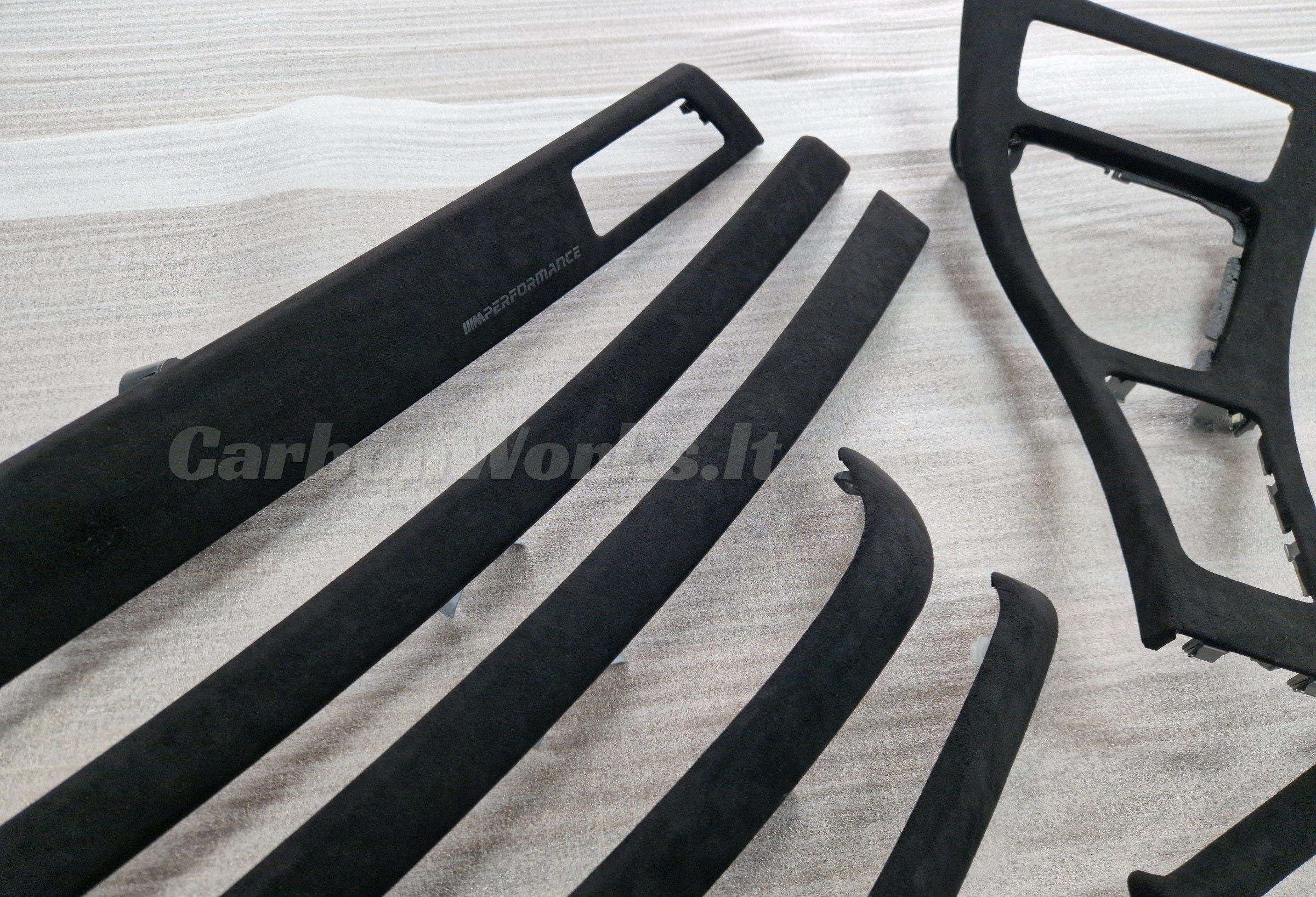 BMW 3 series E90 alcantara interior decorative trims