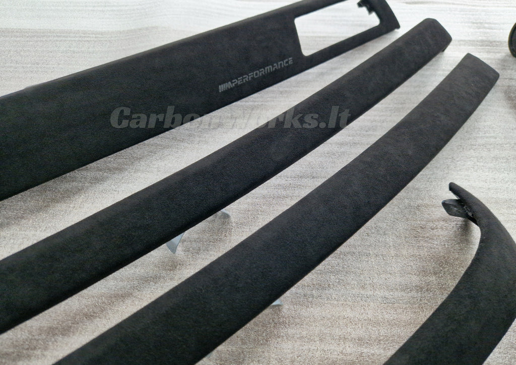 BMW 3 series E90 alcantara interior decorative trims