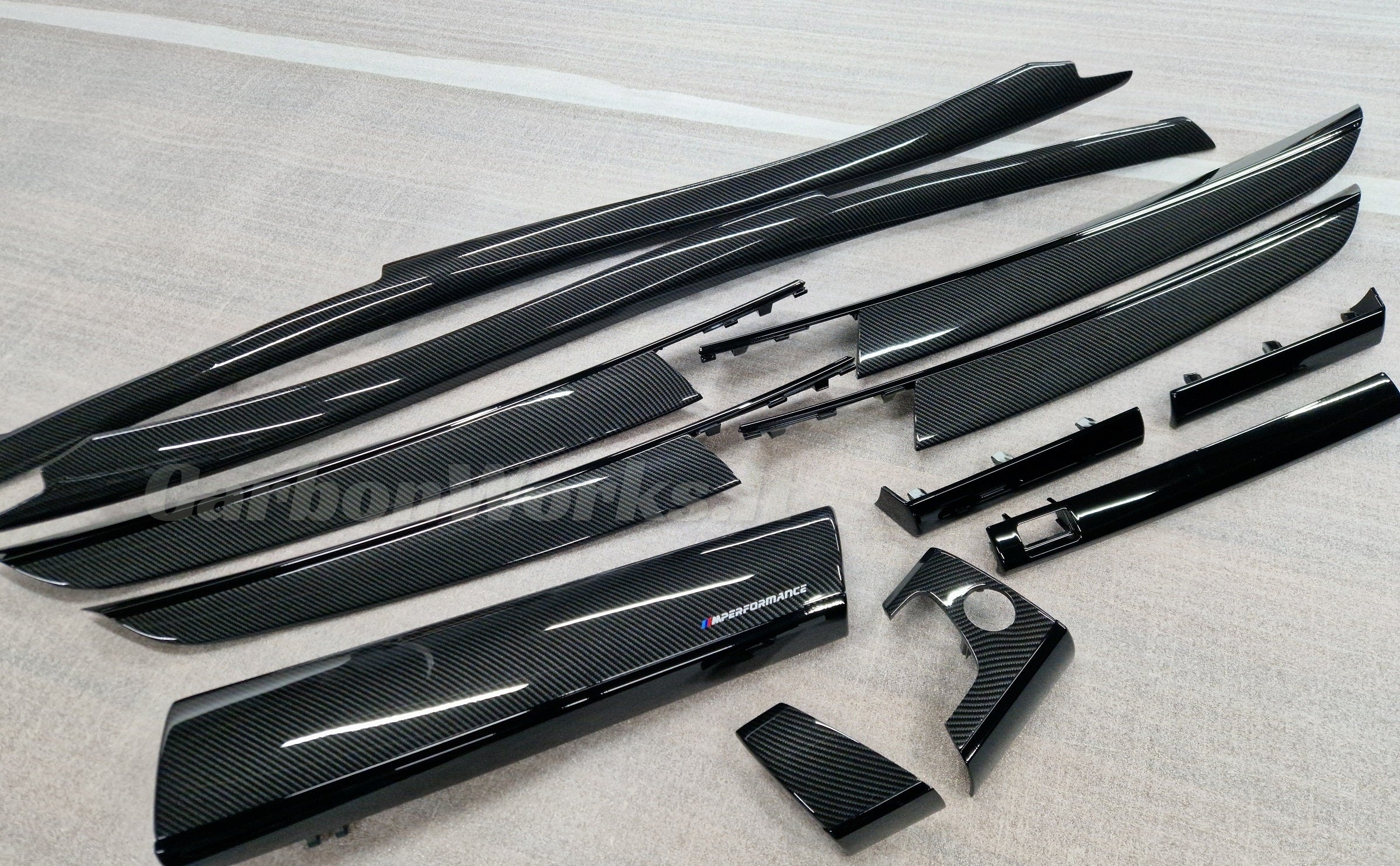 BMW X5 series E70 Carbon interior decorative trims LHD