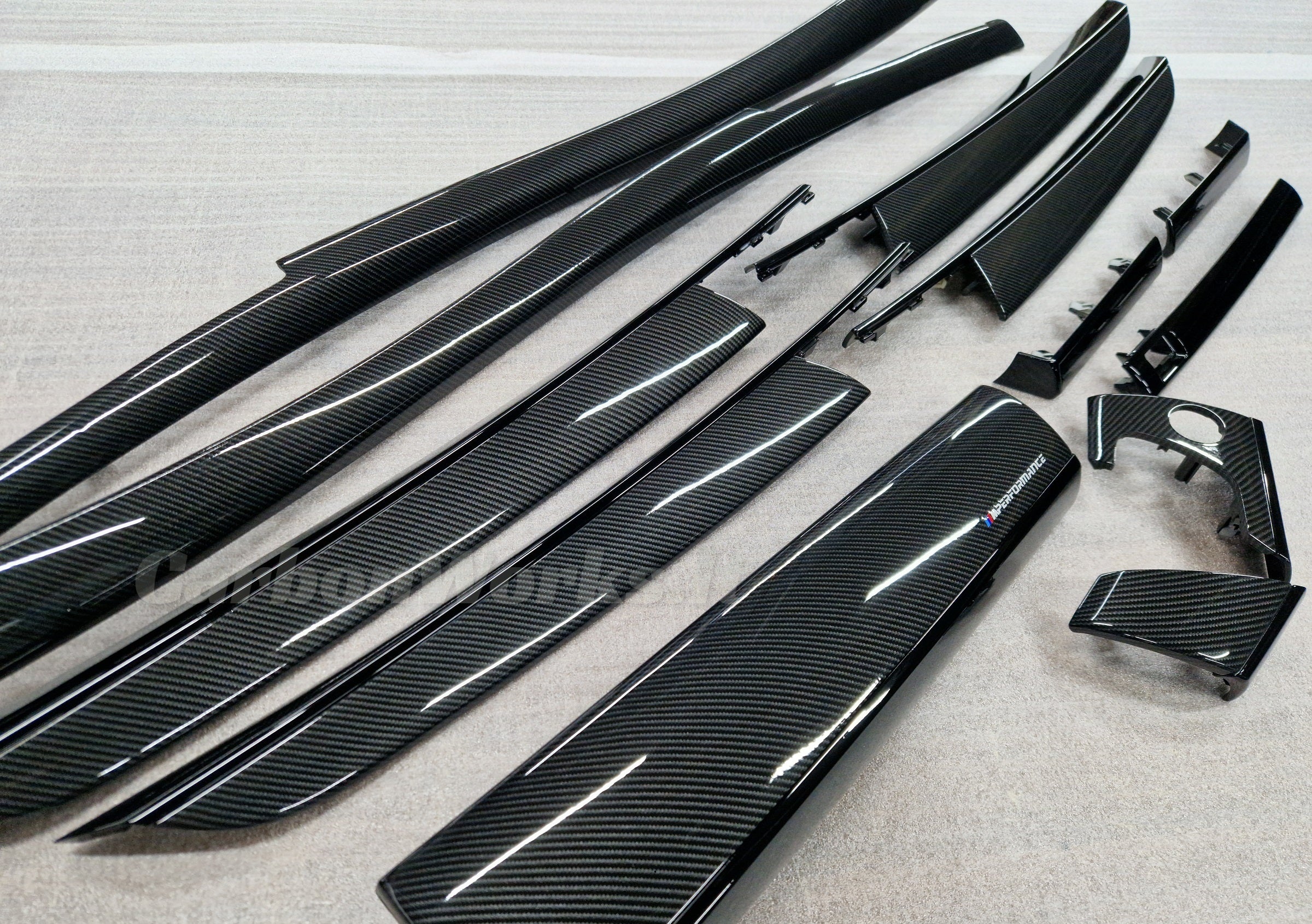 BMW X5 series E70 Carbon interior decorative trims LHD