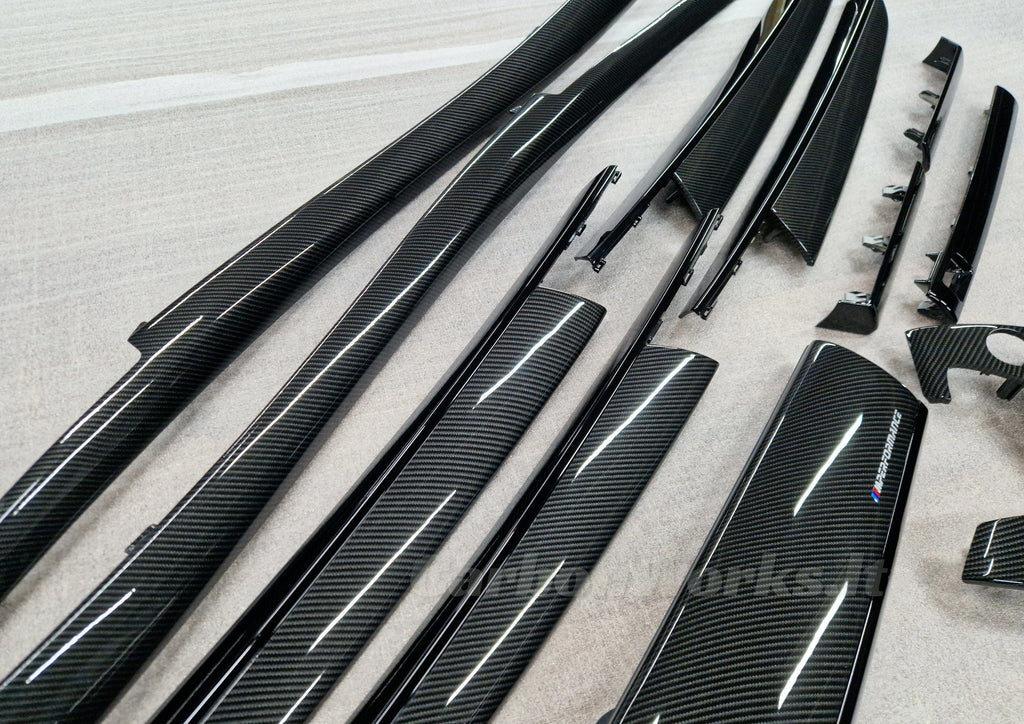 BMW X5 series E70 Carbon interior decorative trims LHD