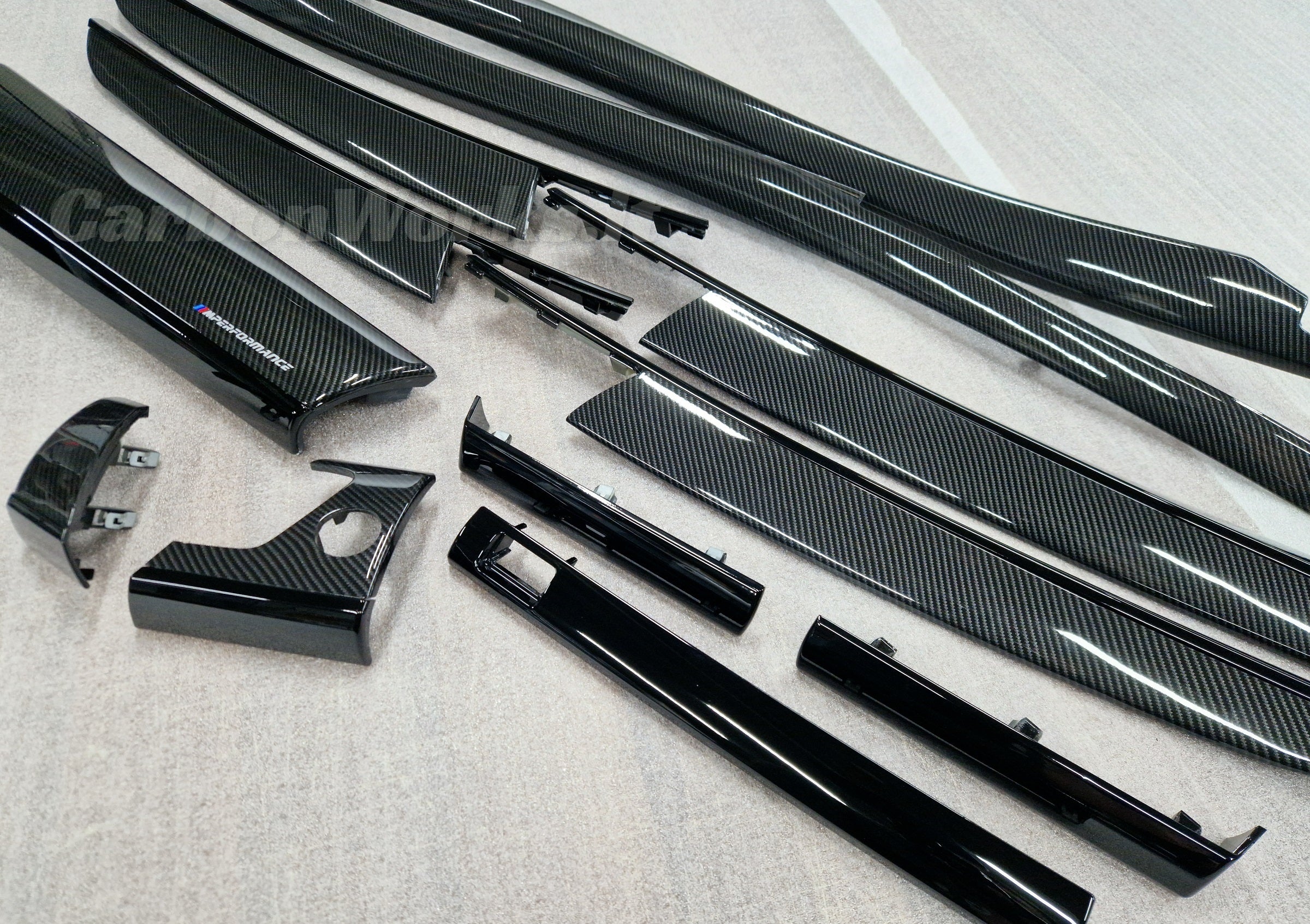 BMW X5 series E70 Carbon interior decorative trims LHD