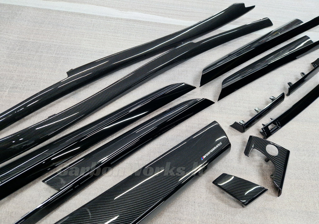 BMW X5 series E70 Carbon interior decorative trims LHD