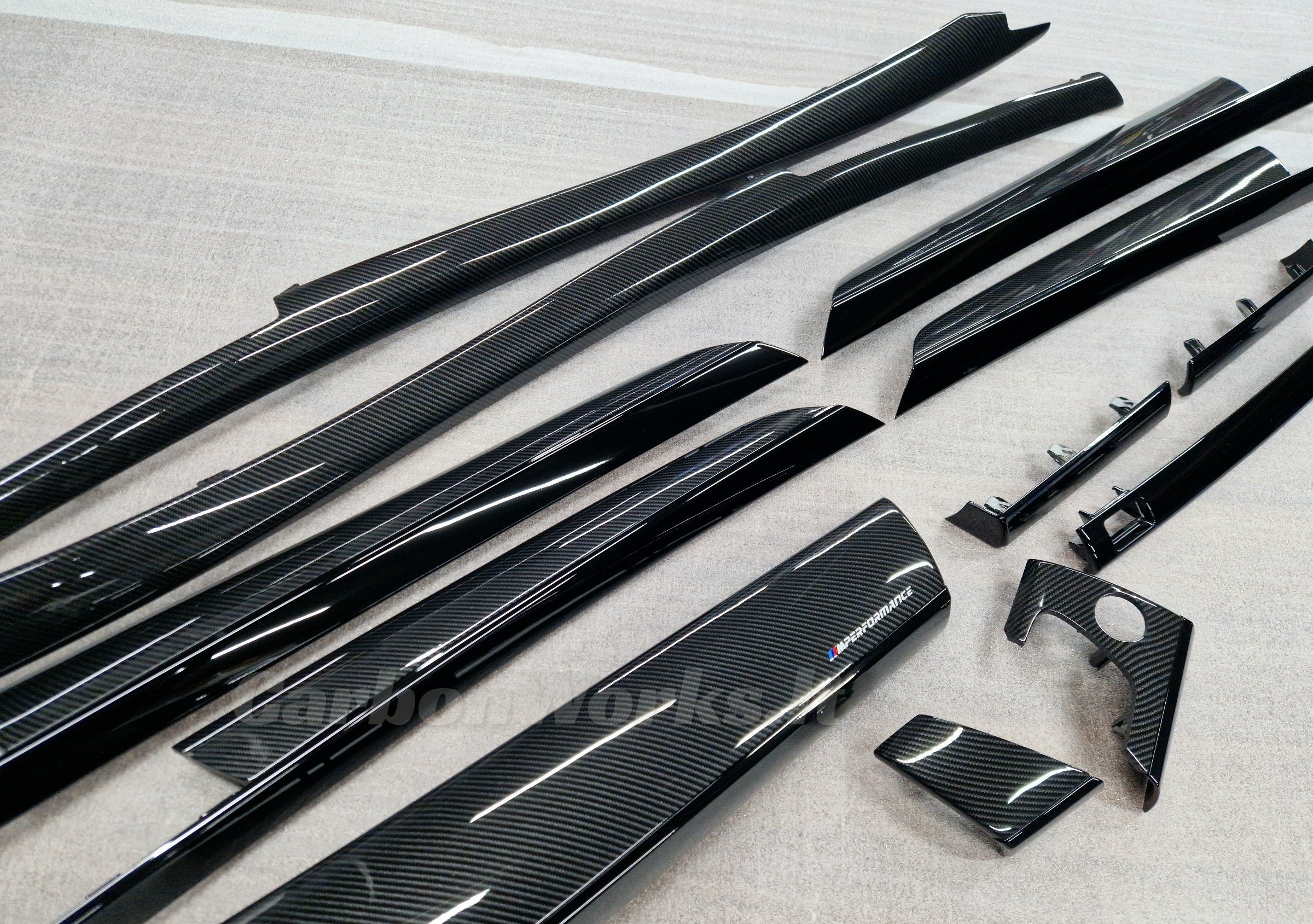 BMW X5 series E70 Carbon interior decorative trims LHD