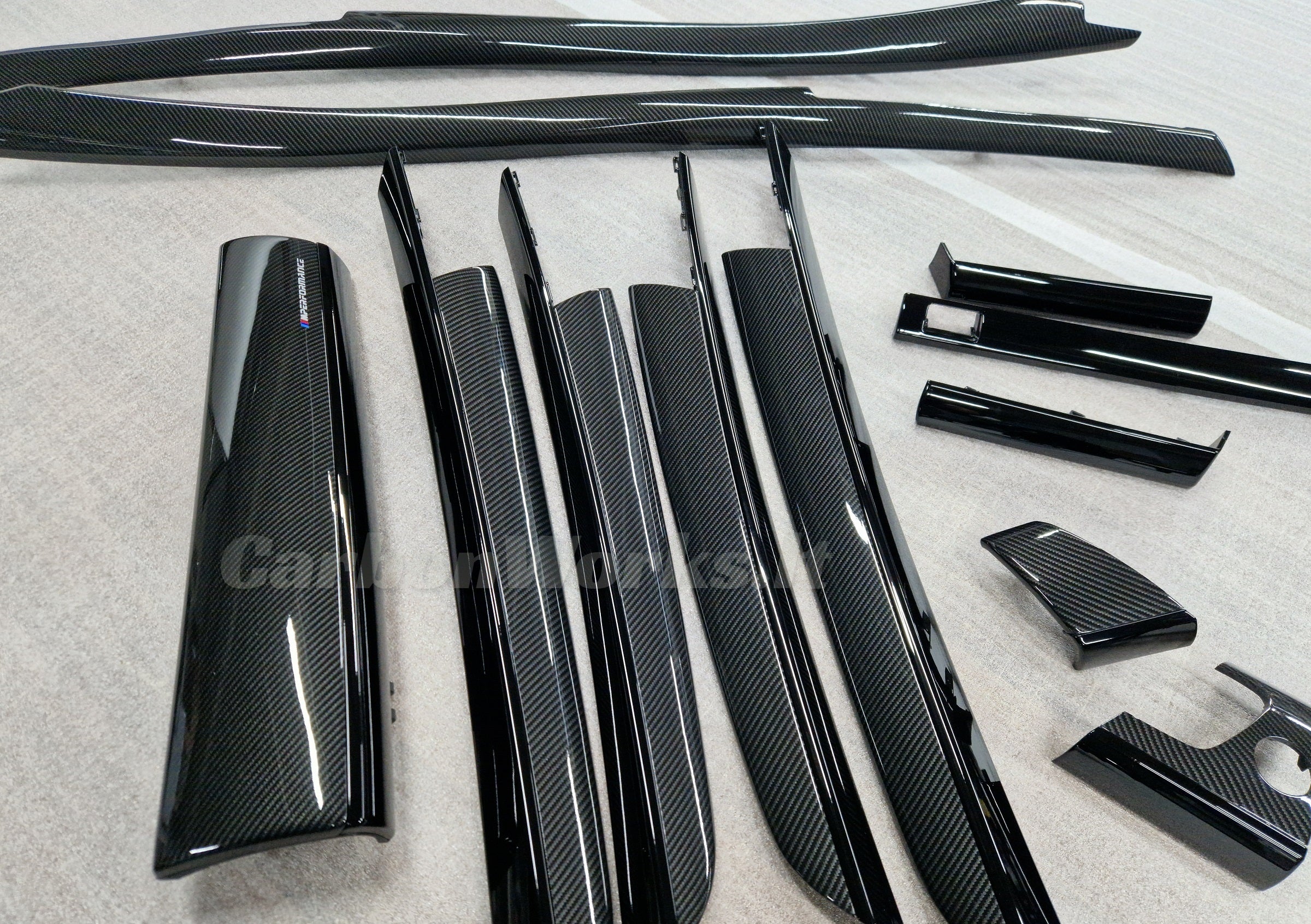 BMW X5 series E70 Carbon interior decorative trims LHD