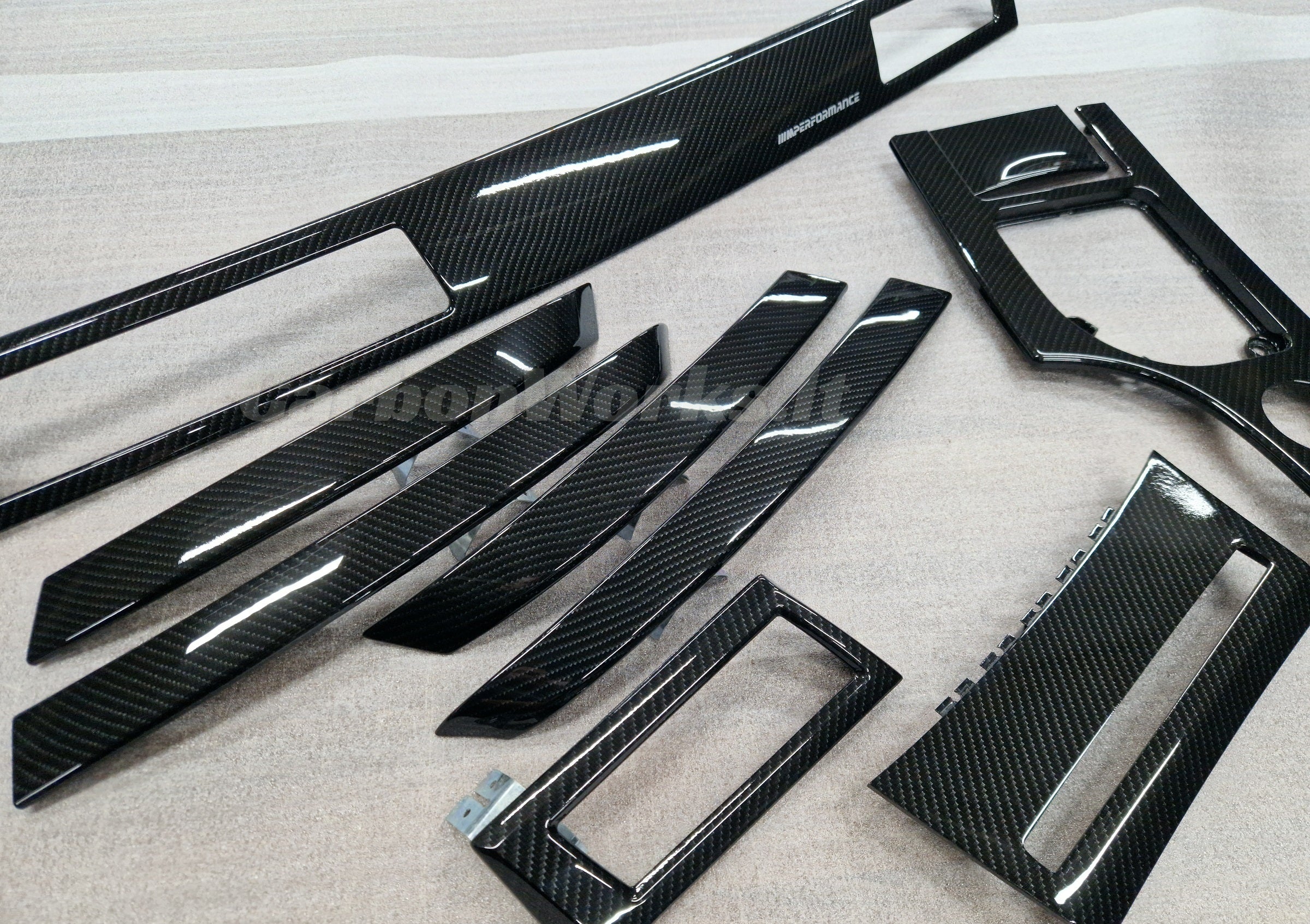 BMW 5 series E60 pre FL Carbon interior decorative trims LHD