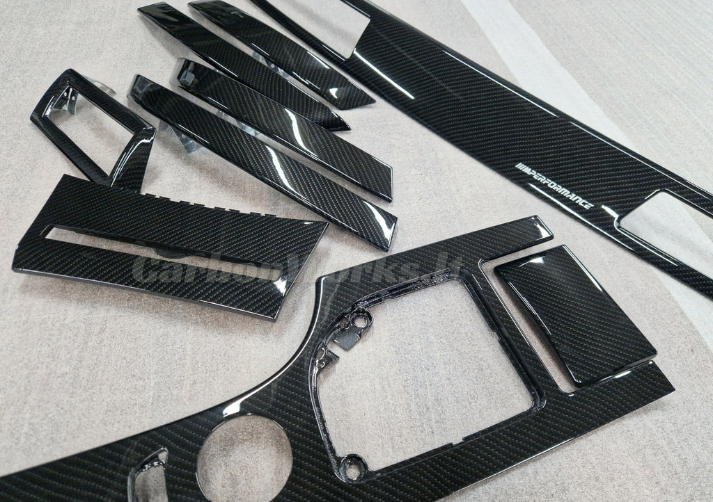 BMW 5 series E60 pre FL Carbon interior decorative trims LHD