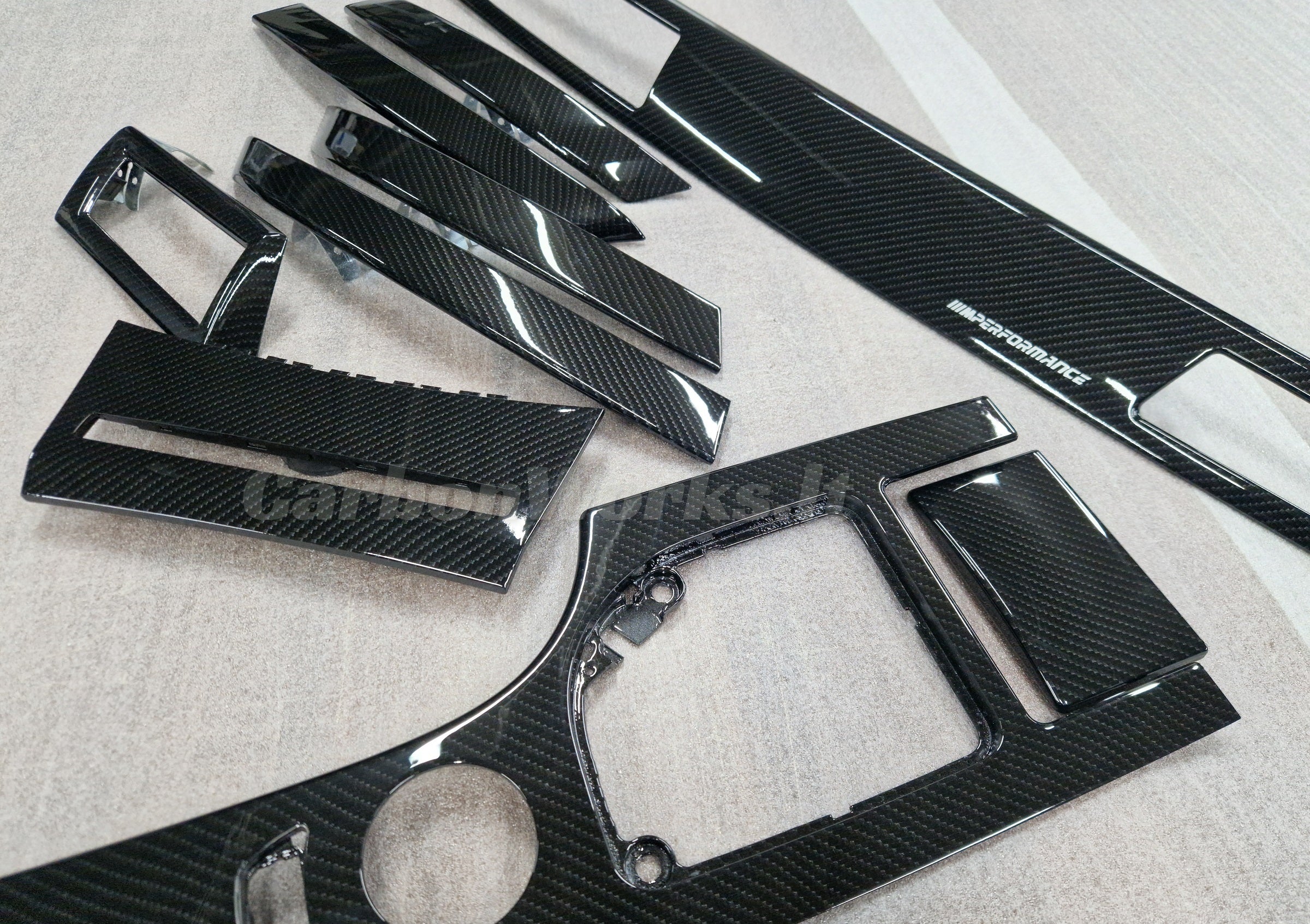 BMW 5 series E60 pre FL Carbon interior decorative trims LHD