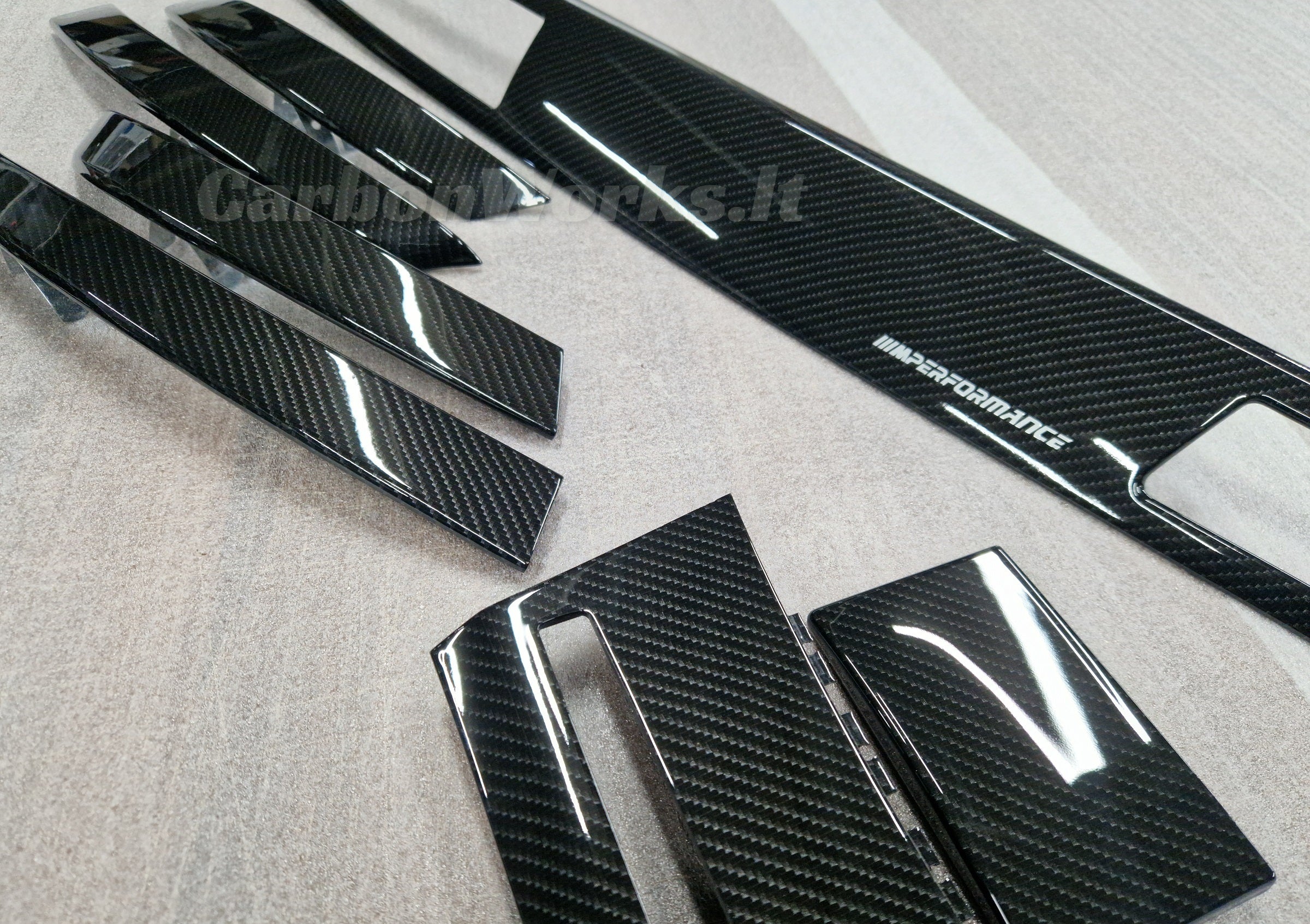 BMW 5 series E60 pre FL Carbon interior decorative trims LHD
