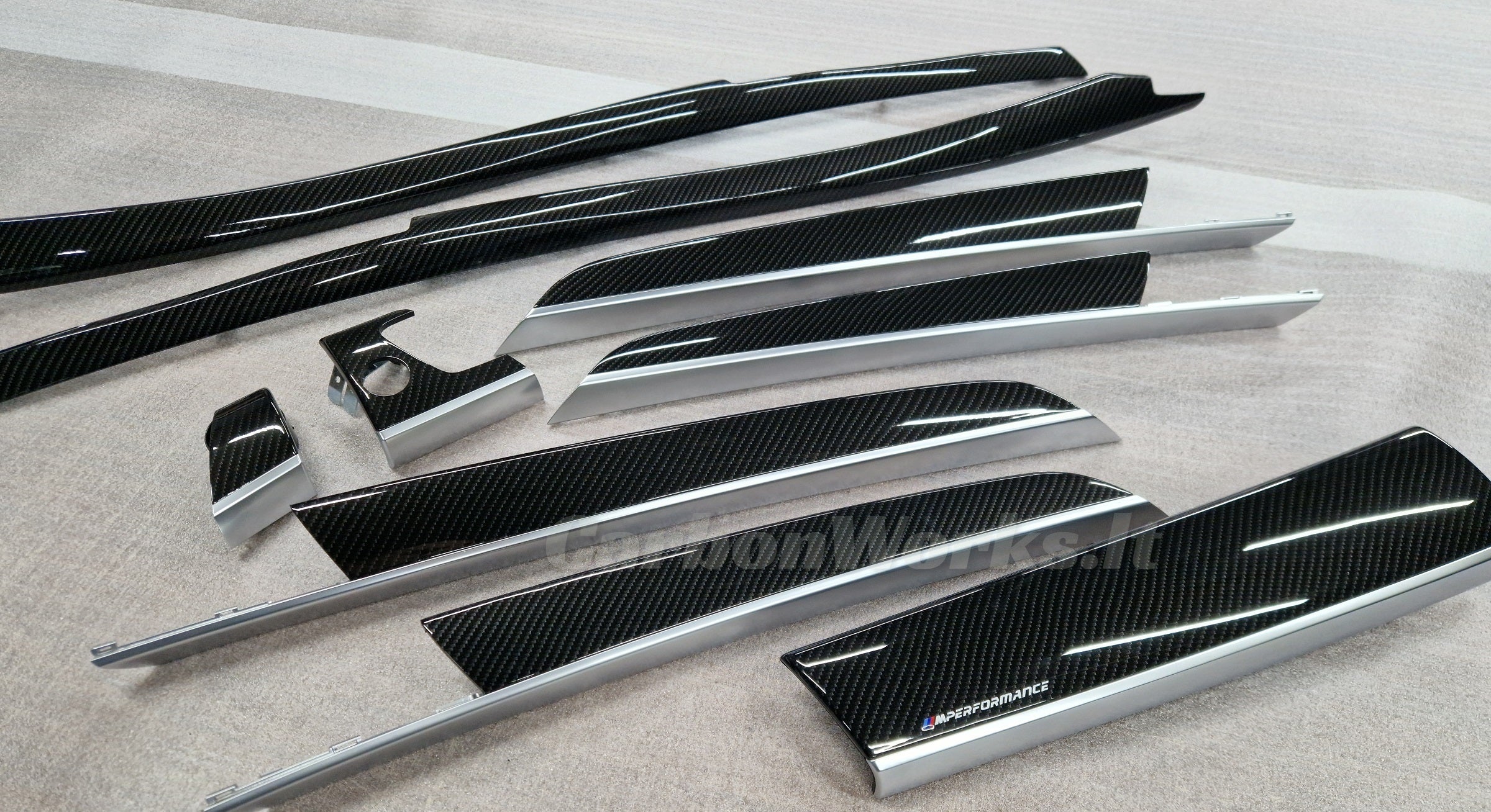 BMW X5 series E70 Carbon interior decorative trims RHD