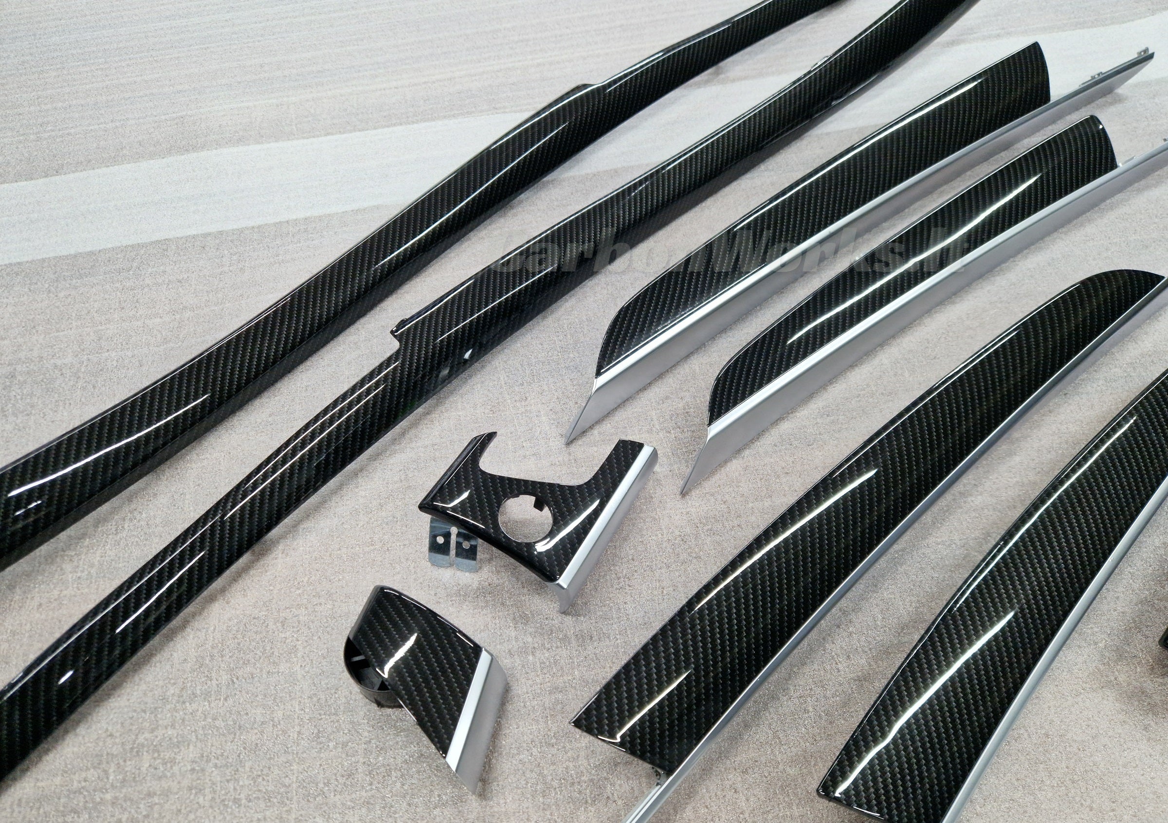 BMW X5 series E70 Carbon interior decorative trims RHD