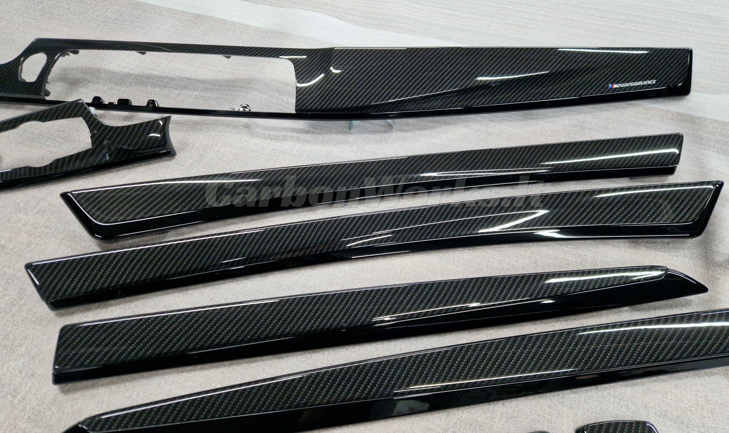 BMW 5 series F10 Carbon interior decorative trims LHD