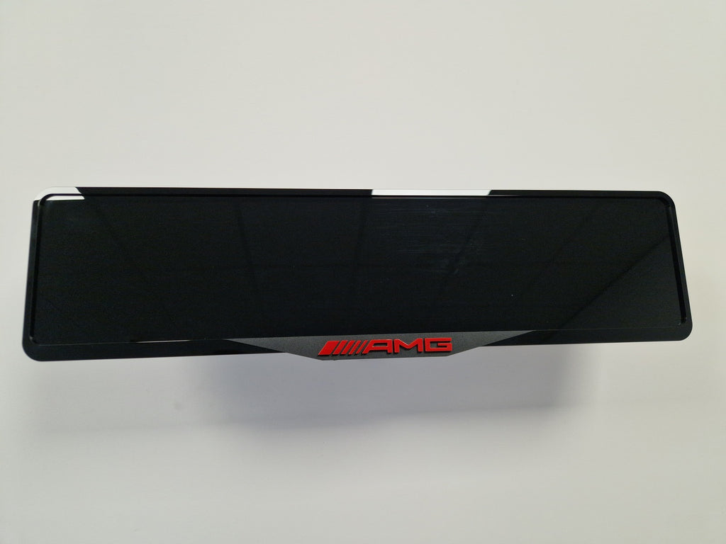 Mercedes AMG  car number plate holder frame surround - RED