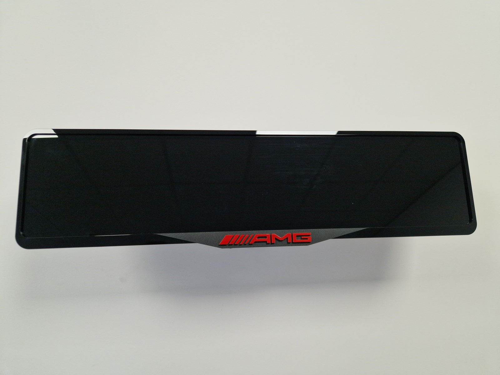 Mercedes AMG  car number plate holder frame surround - RED