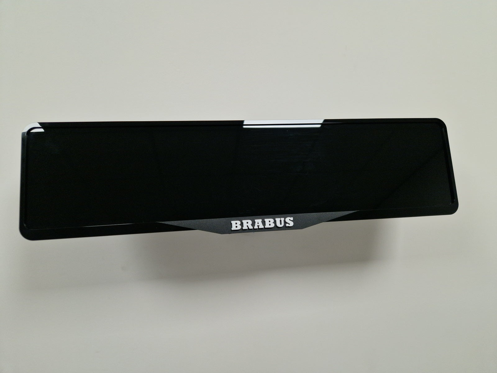 Mercedes Brabus  car number plate holder frame surround - white